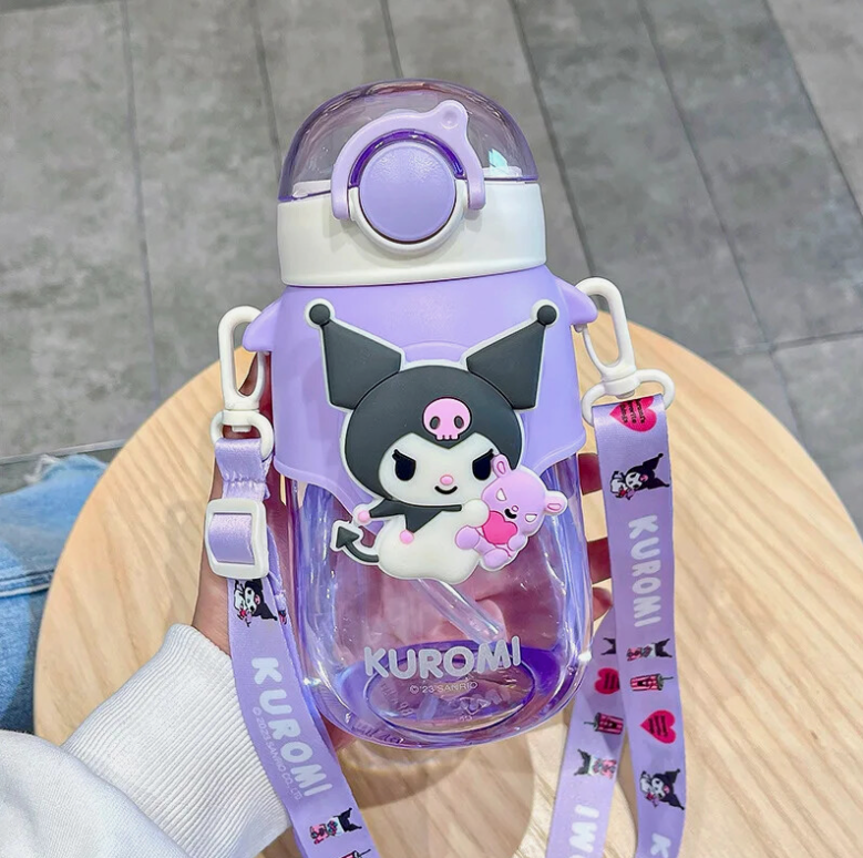 Kuromi Kawaii Water Bottle 690ml - Sanrio