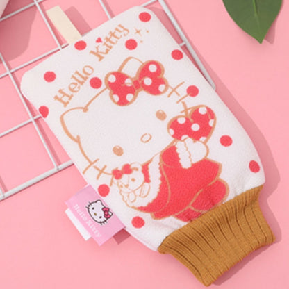 Hello Kitty Bath Gloves – Soft & Exfoliating Shower Scrub Mitts