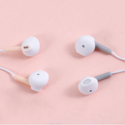 Fun Expression Cloud Storage Bag with Half In-Ear Headphones (3.5mm Plug) – Cute & Practical Combo