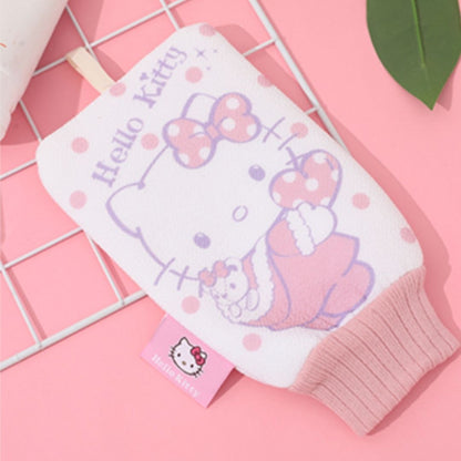 Hello Kitty Bath Gloves – Soft & Exfoliating Shower Scrub Mitts