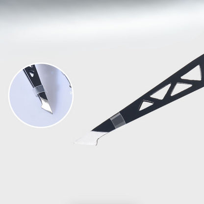 Slanted Tip Hollow Eyebrow Tweezers – Stylish & Precise Grooming Tool