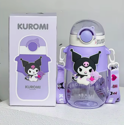 Kuromi Kawaii Water Bottle 690ml - Sanrio