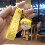 Ninja Naruto Character Yellow you-gi-oh Keychain