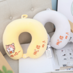 U-shaped Pillow/Cute Tiger Memory U-shaped (gray)