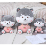 Doll/Sitting Cute Husky Doll (medium size)