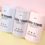 Bath Towel/plain simple coral velvet bath towel